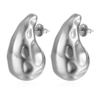 Women's Fashion Stainless Steel Droplet Earrings