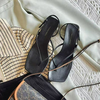 Summer New Flip-flops Stiletto Heel Flip-flops Light