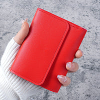 Simple Short Women's Wallet Student Ticket Clip Multifunctional