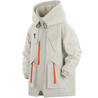 Men's Loose Cargo Thickened Warm Cotton Coat
