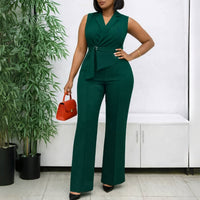 Summer Fashion Elegant Solid Color Jumpsuit For Women