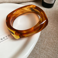 Dopamine-inspired Geometric Resin Bracelet