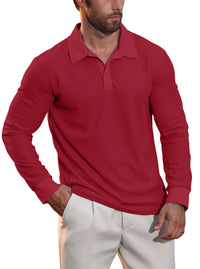 Men's Lapel American Casual Vacation Long Sleeve