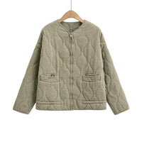 Women's Fashionable Casual Loose Cotton Padded Jacket