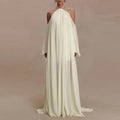 Women's Sexy Halterneck Backless Loose Simple Dress