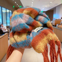 New Warm Thick Color Autumn And Winter Children's Scarf