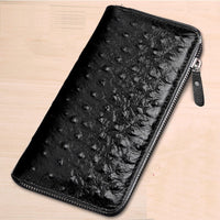 Men's Top Layer Cowhide Long Leather Clutch