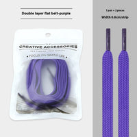 White Shoes Colorful Bandlet Shoelaces