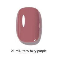 Micro Glue Non-peeling Nail Polish Baking-free Quick-drying Nail Color Blue Gray 14ml