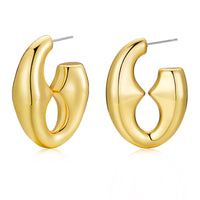 European And American Fashion High Class Elegant Geometric Women's Earrings Simple