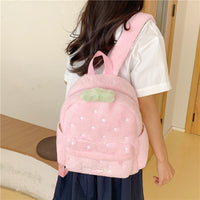 New AutumnWinter Cute And Versatile Plush Backpack