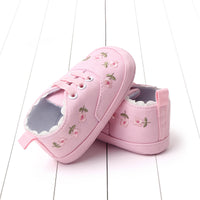 Spring And Autumn Soft Bottom Lace Embroidered Baby Shoes