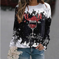 Casual Women's Animal Round Neck Print T-shirt