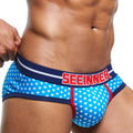 Fashion Men's Combed Cotton Star Briefs