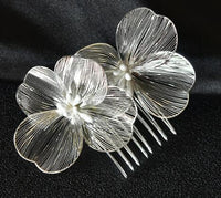 Bridal Headdress Super Fairy Golden Flower Comb