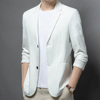 Young And Middle-aged Seamless Lightweight Breathable Casual Suit Top