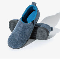 Solid Color Bag Heel Men's Cotton Slippers Rubber Sole Warm Shoes