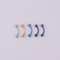 316L Medical Stainless Steel Spherical Eyebrow Nail Eyebrow Ring