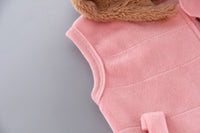 Boys And Girls Fashion Casual Three Pieces Set