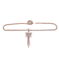 Tassel Love Heart Belly Ring Waist Chain Sexy Cutout