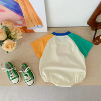 Children's Round Neck Thin Triangle Rompers