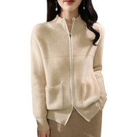 Spring And Autumn New Solid Color Loose Slimming Sweater