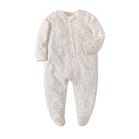 Baby Bodysuit Long Sleeve Zipper Wrapped Hip Hopper Creeper