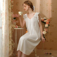 Summer Sleeveless New Nightdress Suspender Pajamas Homewear