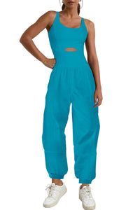Women's Sleeveless Sports Suit Jumpsuit