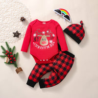 Fashionable And Simple Children's Cartoon Non-hooded Suit