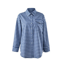 Pure Cotton Vintage Plaid Cardigan Top