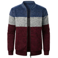 Men's Heavyweight Color-block Knit Sweater