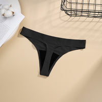 Non-marking One-piece Women's Low-rise Thong Physiological Pants