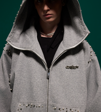 Design Hooded Sweater Heavy Industry Loose