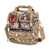Nylon Camouflage Tactical Backpack Mens Shoulder Crossbody Bag