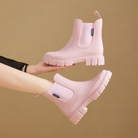 Stylish Mid Calf Womens Rain Bootsmartins
