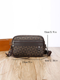 New Casual Shoulder Messenger Bag Large Capacity Men's Handheld Horizontal