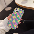 Oil Painting Flower Phone Case Sweet And Cool Girl