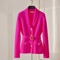 Winter Western Style Unique Chic Knitted Cardigan Sweater
