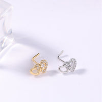 Micro-inlaid Zircon Nose Puncture