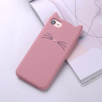Cat ears and whiskers phone case