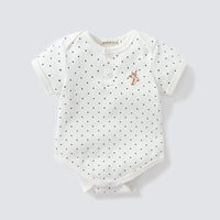 Baby Triangle Short Sleeve Romper Newborn Clothes Baby Bodysuit