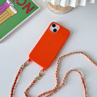 Classic Style Chain Phone Case Crossbody Leather Rope