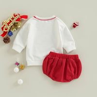 Christmas Dress Baby Two Piece Set