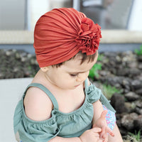 Pleated flower hat