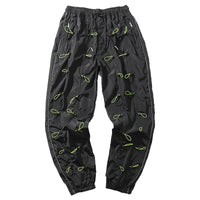 Casual reflective leg pants
