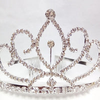 Korean bride crown diamond wedding jewelry chain claw crown classic hair headdress