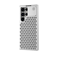 Spring Fastener Magnetic Suction Aluminum Alloy Heat Dissipation S24ultra Phone Case