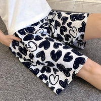 Summer Women's Pajama Pants Cotton Silk Shorts Home Loose