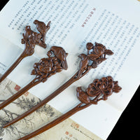 Gold Sandalwood Daily Updo Gadget Hair Claw Hairpin